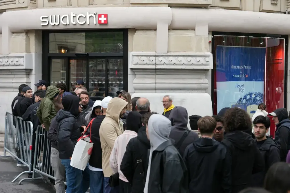 Chaos ensues at Swatch-Audemars Piguet launch with police intervention across several cities