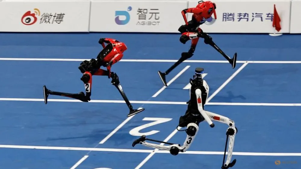 Chinese Robot Tiangong Sets New 100-Meter Record at World Humanoid Robot Games