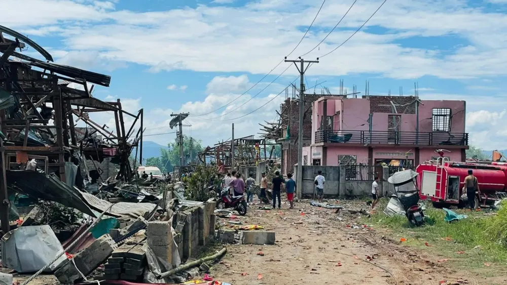 Explosion in Myanmar's Shan State Claims Over 45 Lives