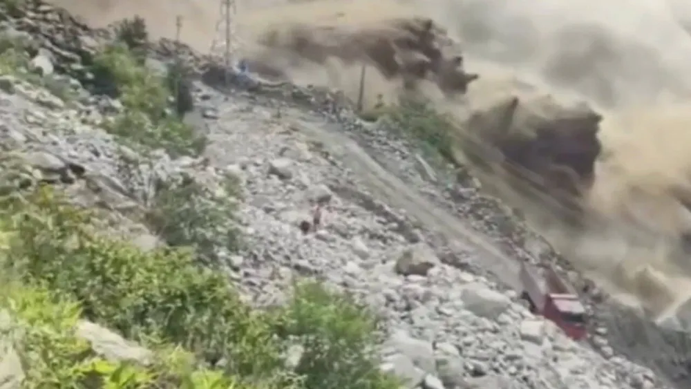 Massive flash floods devastate villages and infrastructure in Nepal near Tibet border