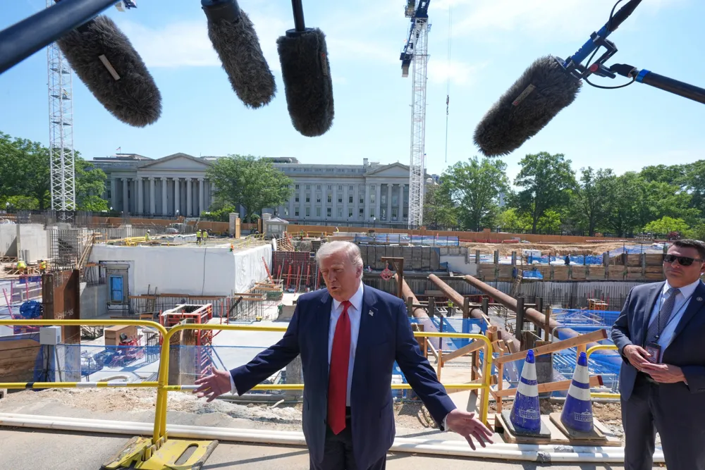 Trump unveils details about new bunker-like ballroom featuring drone capacity and underground hospital
