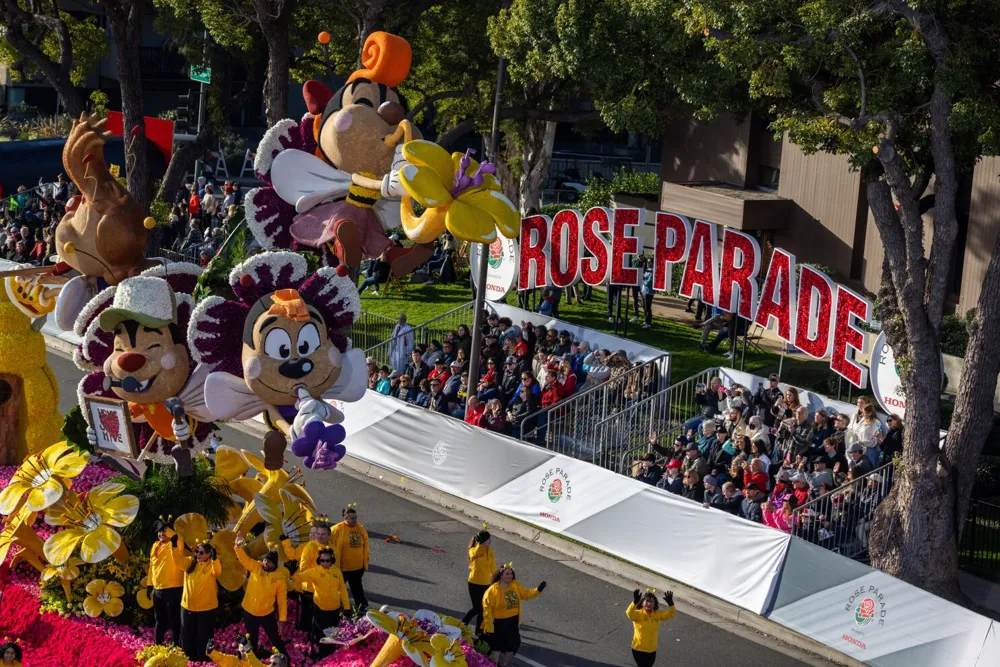 136th Rose Parade to Celebrate New Year’s Day with Spectacular Floats and Performances