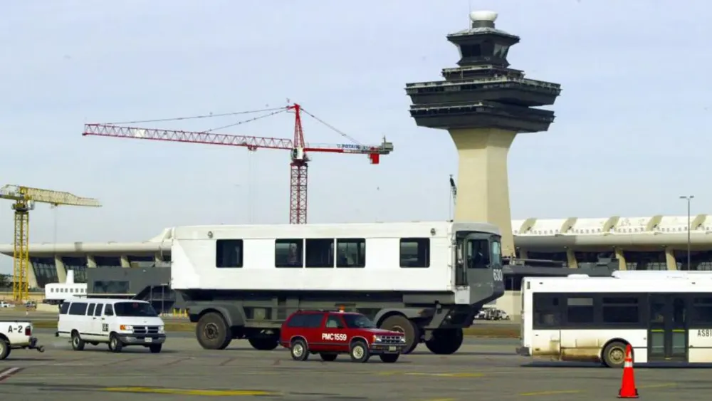 18 passengers injured after mobile lounge crashes at Dulles International Airport