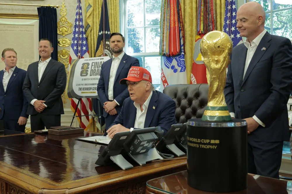 Trump Announces 2026 FIFA World Cup Draw at Kennedy Center