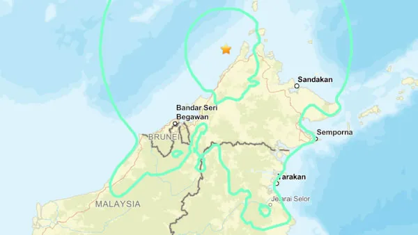 7.1 Magnitude Earthquake Strikes Off Malaysia's Sabah State