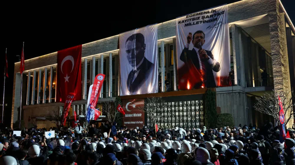 Turkey Faces Largest Protests in Years Following Arrest of Opposition Leader Ekrem Imamoglu