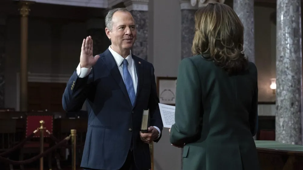 Adam Schiff Makes History with Unique Swearing-In Record in U.S. Senate