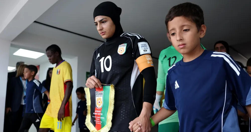 Afghan women's football team makes historic return at FIFA Unites tournament in Morocco