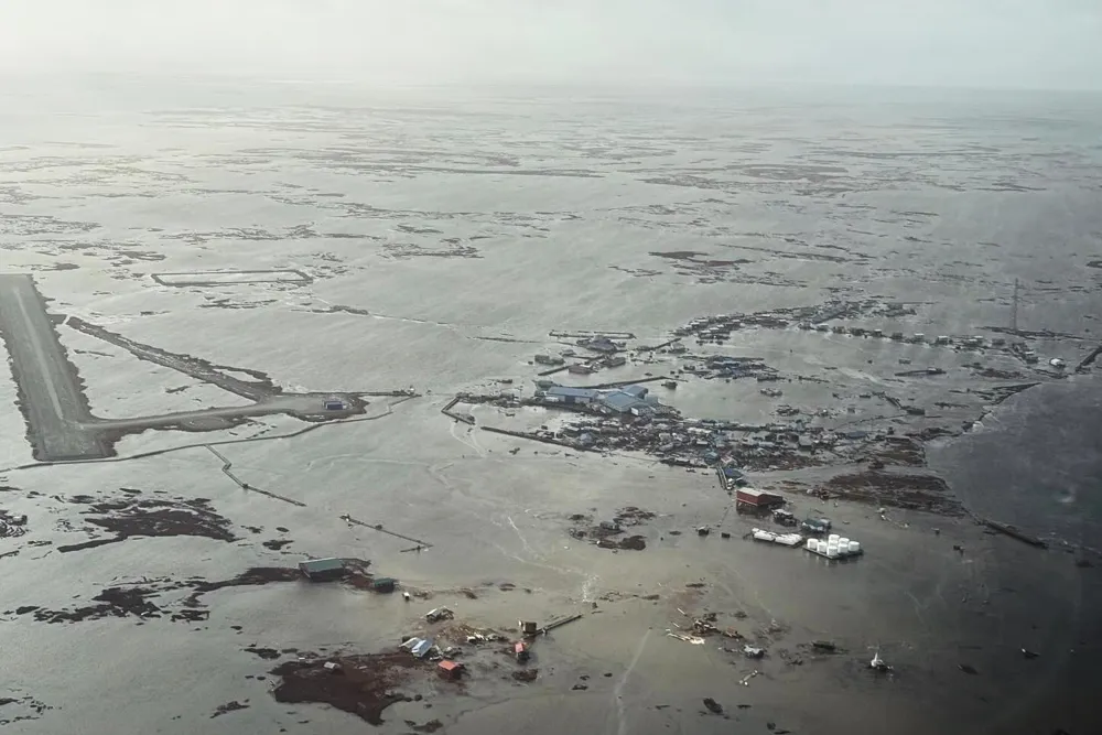 Historic airlift underway as Alaska villages face devastation from Typhoon Halong remnants