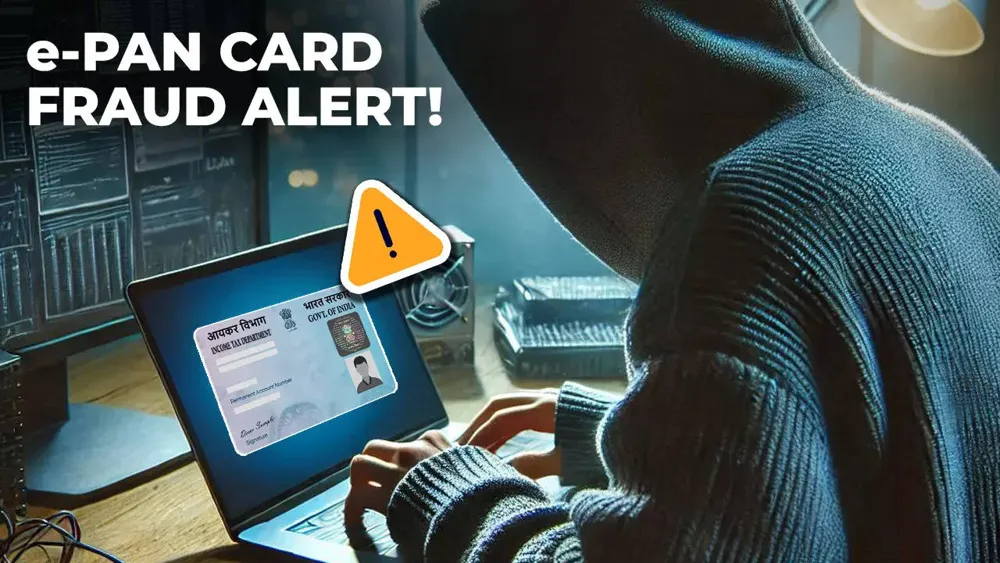 Alert about e-PAN card scams: Beware of fraudulent emails claiming to assist downloads