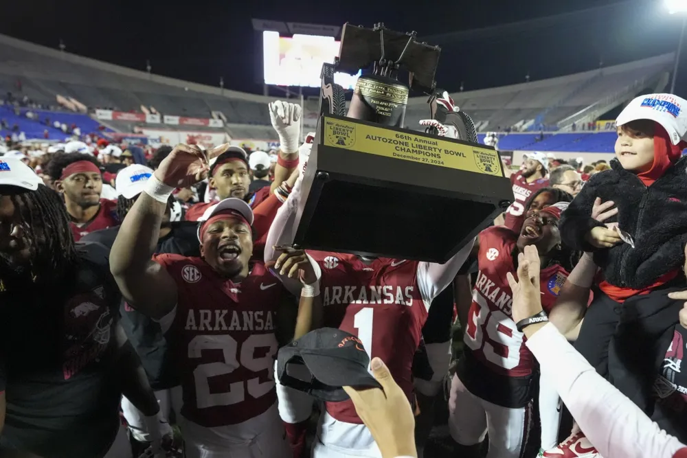 Arkansas Triumphs Over Texas Tech 39-26 in Liberty Bowl Through Taylen Green's Stellar Performance