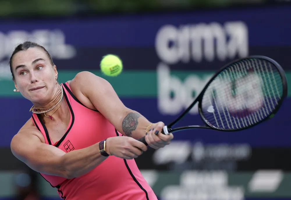 Aryna Sabalenka defeats Coco Gauff to secure Sunshine Double at Miami Open