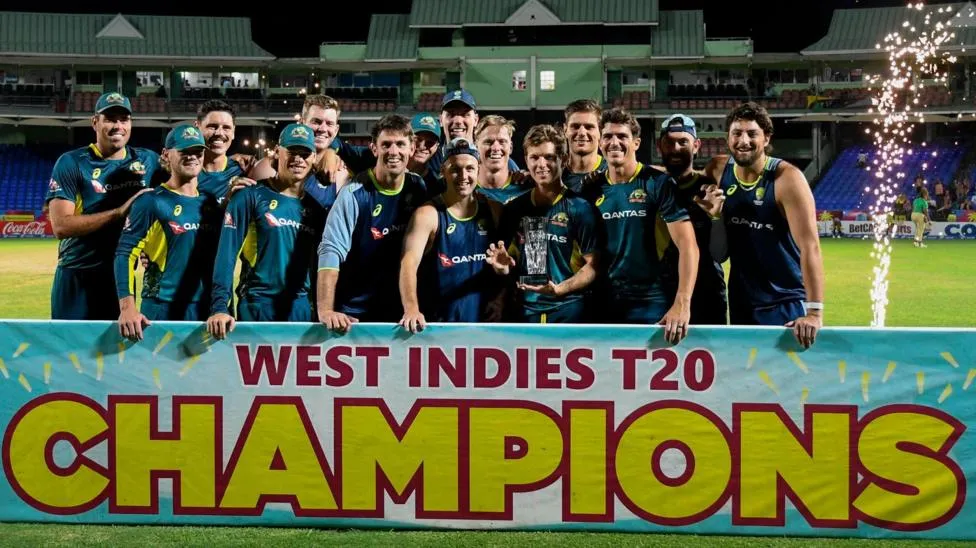 Australia Achieves Historic 8-0 Sweep Against West Indies in T20 Series