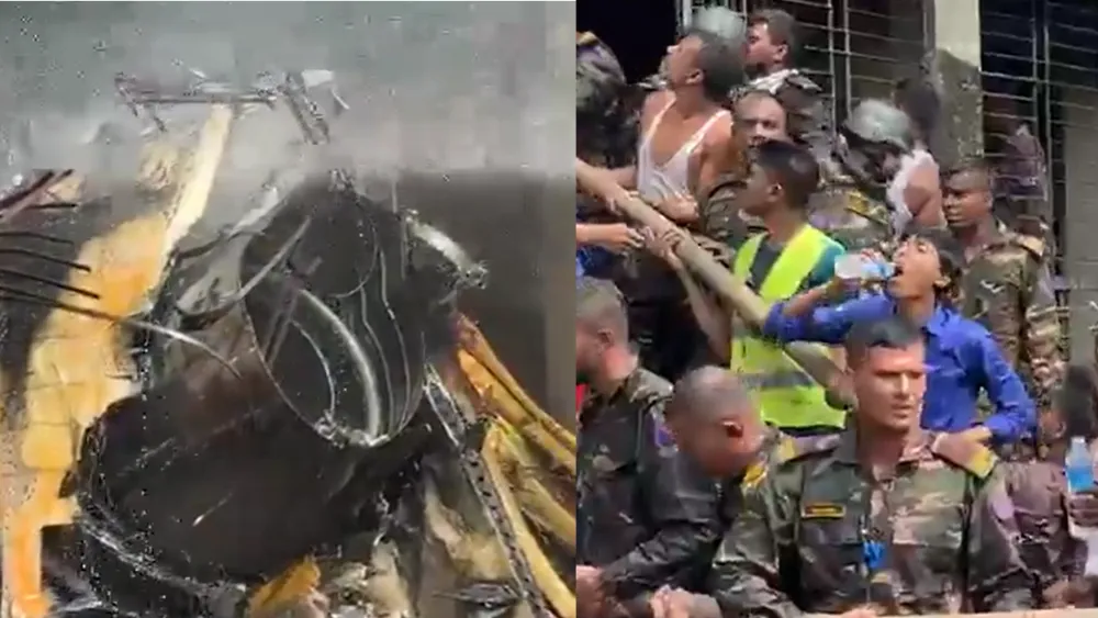 Bangladesh Air Force Jet Crash Claims 31 Lives; Student Protests Erupt