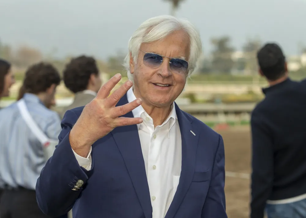 Barnes triumphs in San Vicente Stakes, Baffert secures 1-2 finish ahead of Kentucky Derby