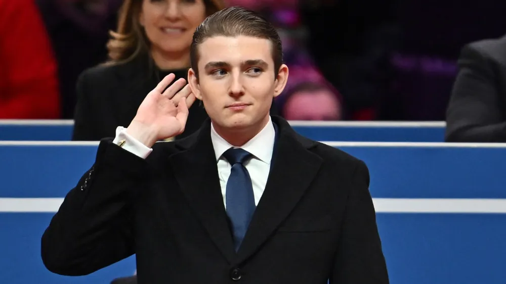 Barron Trump's Poised Debut at Inauguration Sparks Speculation and Social Media Buzz