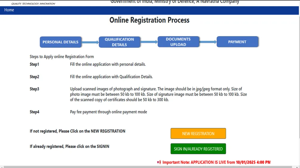 BEL opens application for Probationary Engineer recruitment 2025 with 350 vacancies