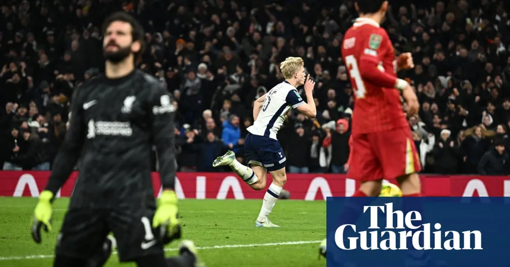 Bergvall’s Late Goal Propels Tottenham to Victory Over Liverpool in Carabao Cup Semi-Final