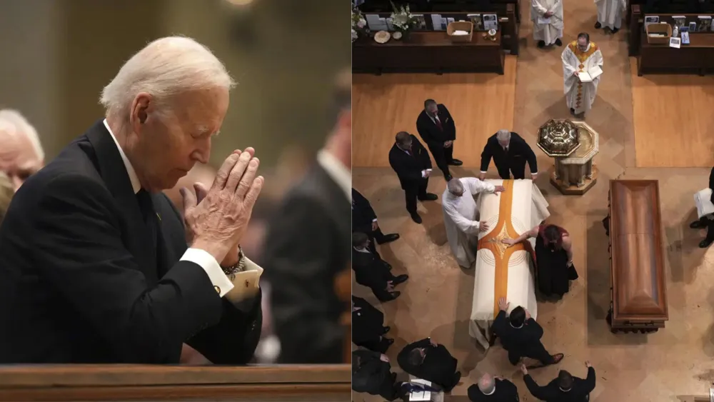 Biden and Harris Attend Funeral for Slain Minnesota Lawmaker Melissa Hortman