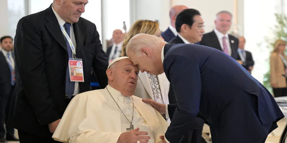 Biden Awards Pope Francis the Presidential Medal of Freedom with Distinction