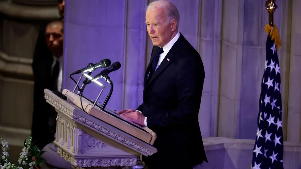 Biden Calls Out 'Hate' and 'Abuse of Power' at Carter's Funeral