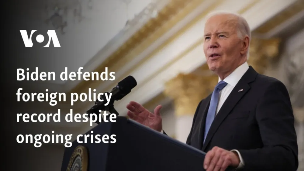 Biden Defends Foreign Policy Achievements Amid Ongoing Global Conflicts