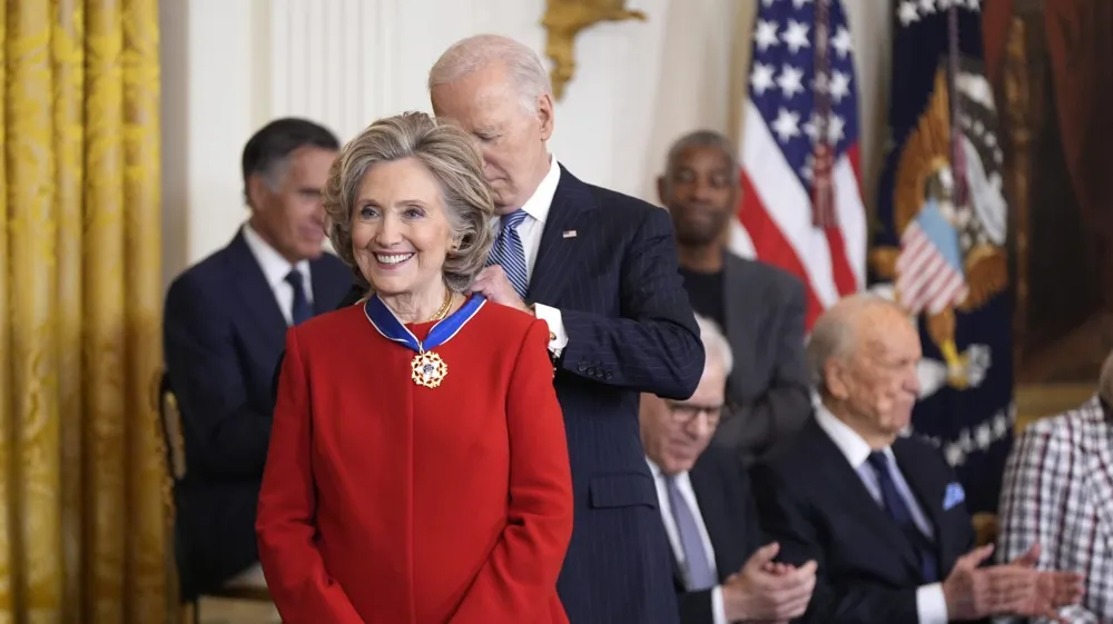 Biden Honors Hillary Clinton and Others with Presidential Medal of Freedom