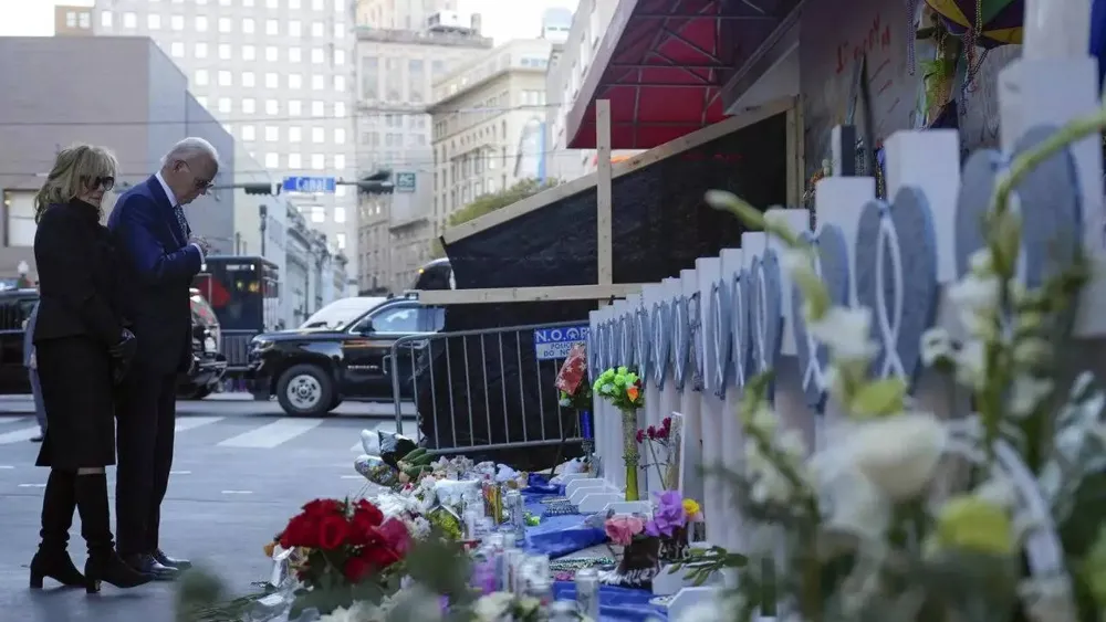 Biden honors victims of New Orleans terror attack during Bourbon Street visit