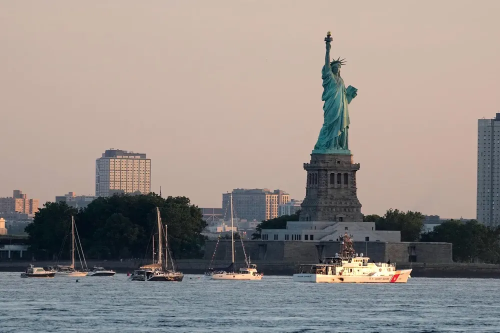 Boat capsizes in New York Harbor, resulting in tragic deaths of woman and infant