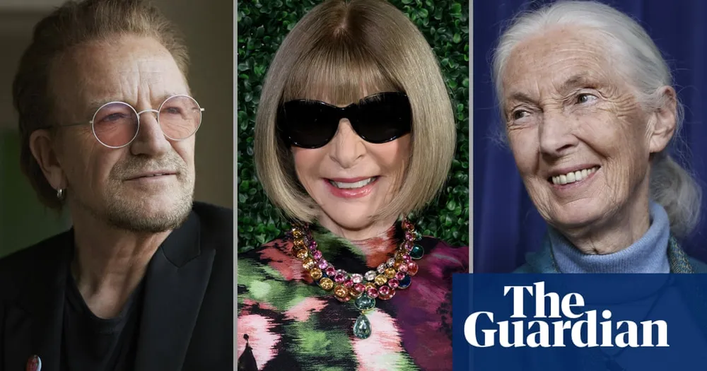 Bono, Anna Wintour, and Jane Goodall Awarded Presidential Medals of Freedom