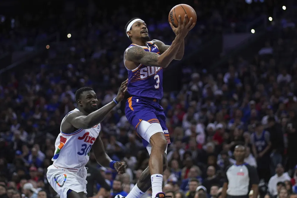 Bradley Beal leads Suns to victory over 76ers with 25 points off bench