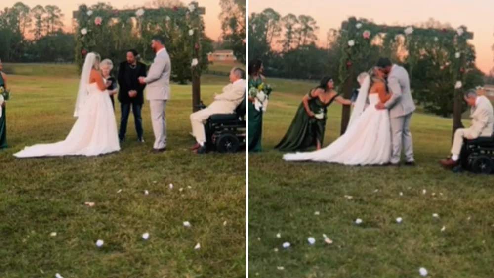 Bridesmaid Saves the Moment by Evicting Officiants for Perfect Wedding Kiss