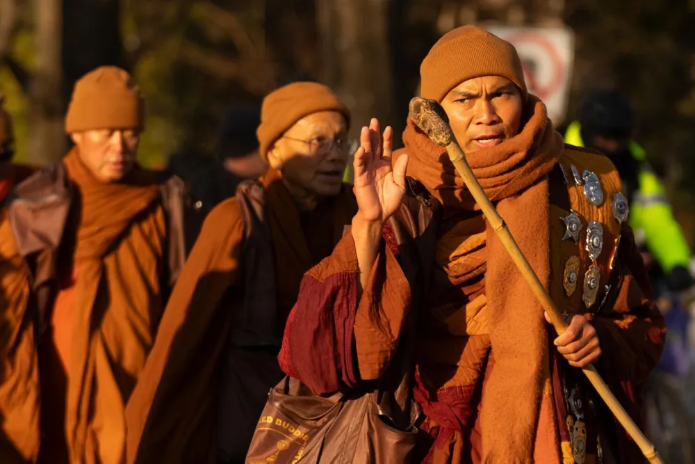 Buddhist Monks Conclude Inspirational 2,300-Mile Walk for Peace in Washington, D.C.