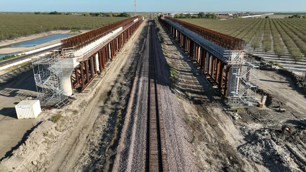 California High-Speed Rail Project Advances as Track Laying Begins Amidst Challenges