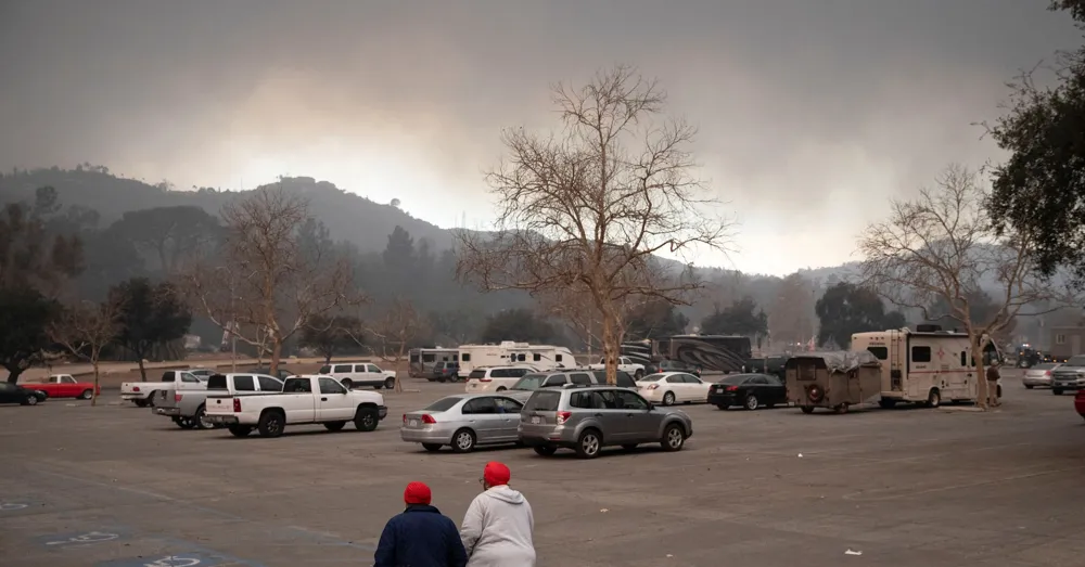 California Rose Bowl hosts firefighters and victims amidst ongoing Eaton fire