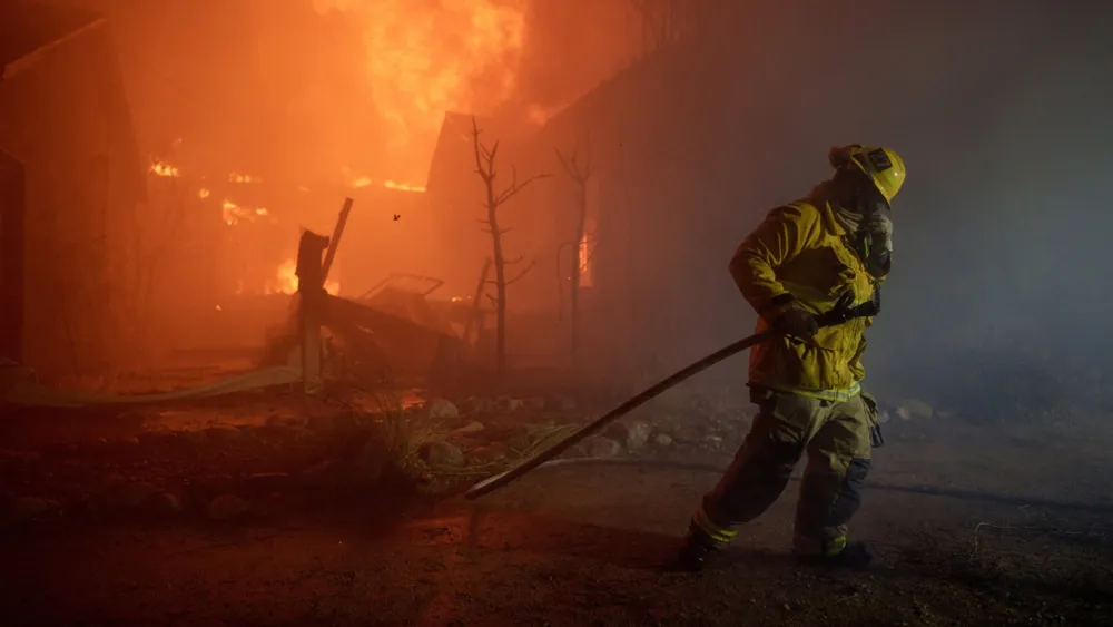 California Wildfire Forces Evacuations Near Pasadena and Altadena