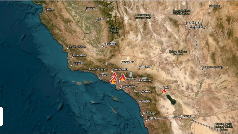 California Wildfires Continue to Spread in Los Angeles County, Causing Evacuations and Power Outages