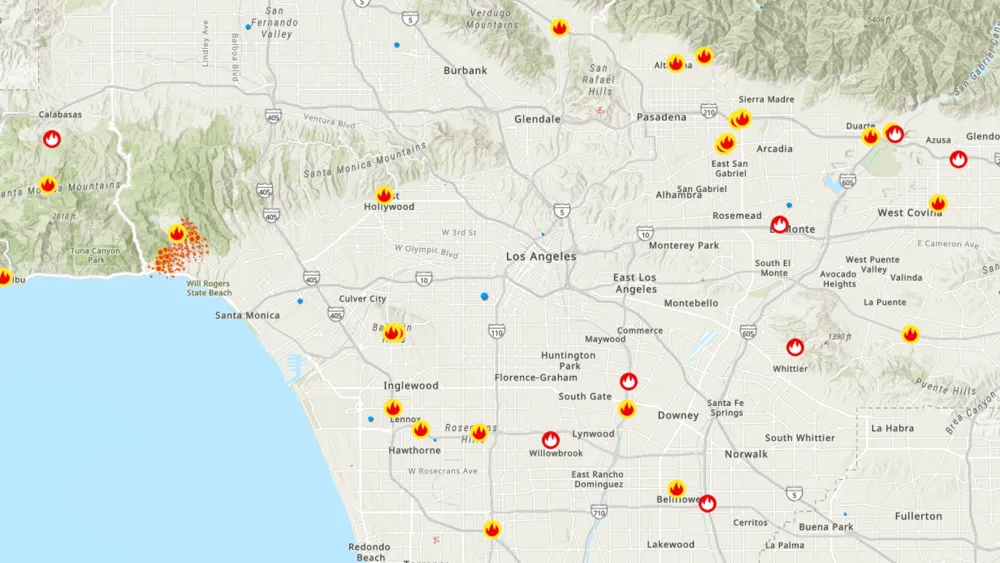 California Wildfires: Evacuations Ordered in Los Angeles Amid Rapid Fire Spread