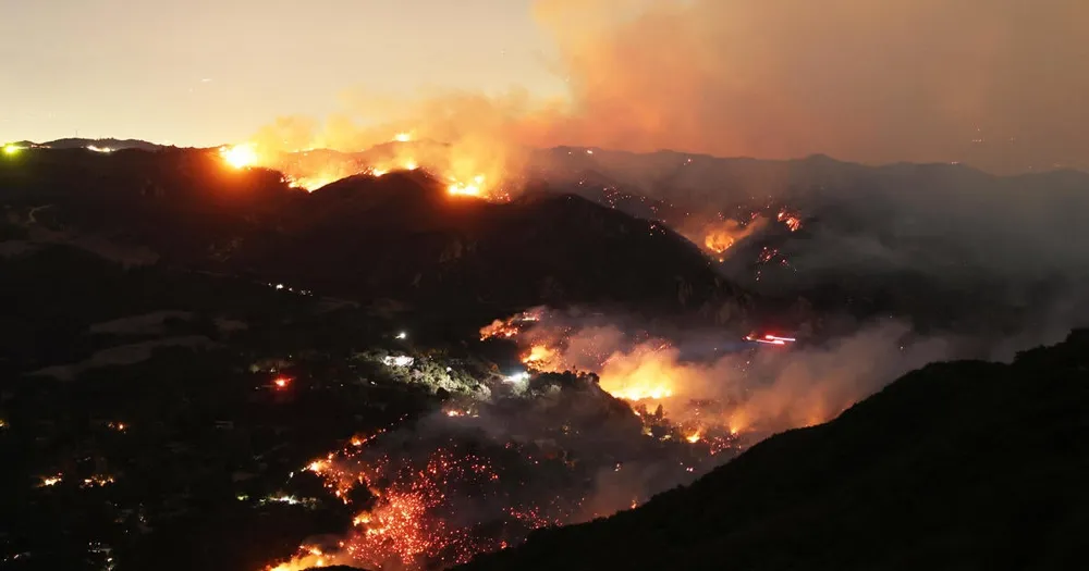 California's Palisades Fire Compared in Size to Major U.S. Cities