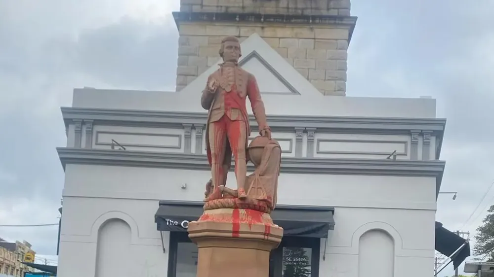 Captain Cook Statue in Sydney Vandalised Again Ahead of Australia Day Celebrations