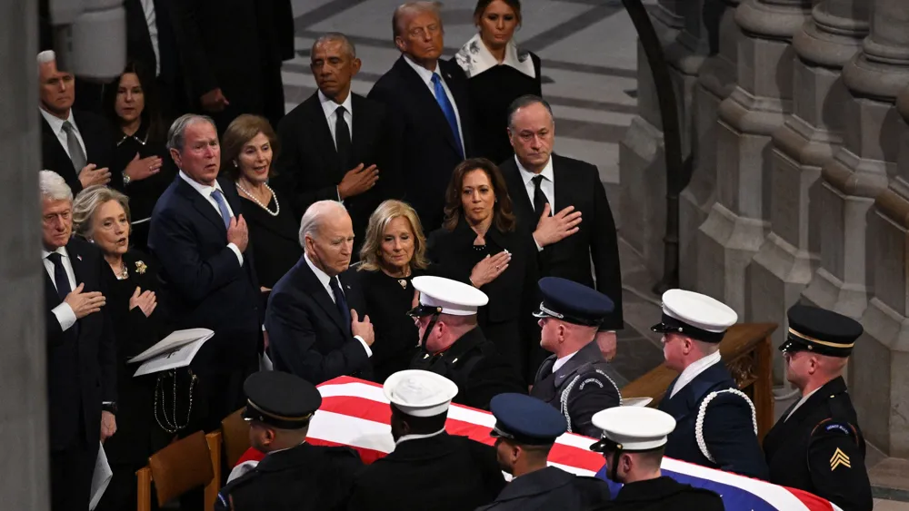 Carter's Funeral Reveals Political Divisions Amid Mourning
