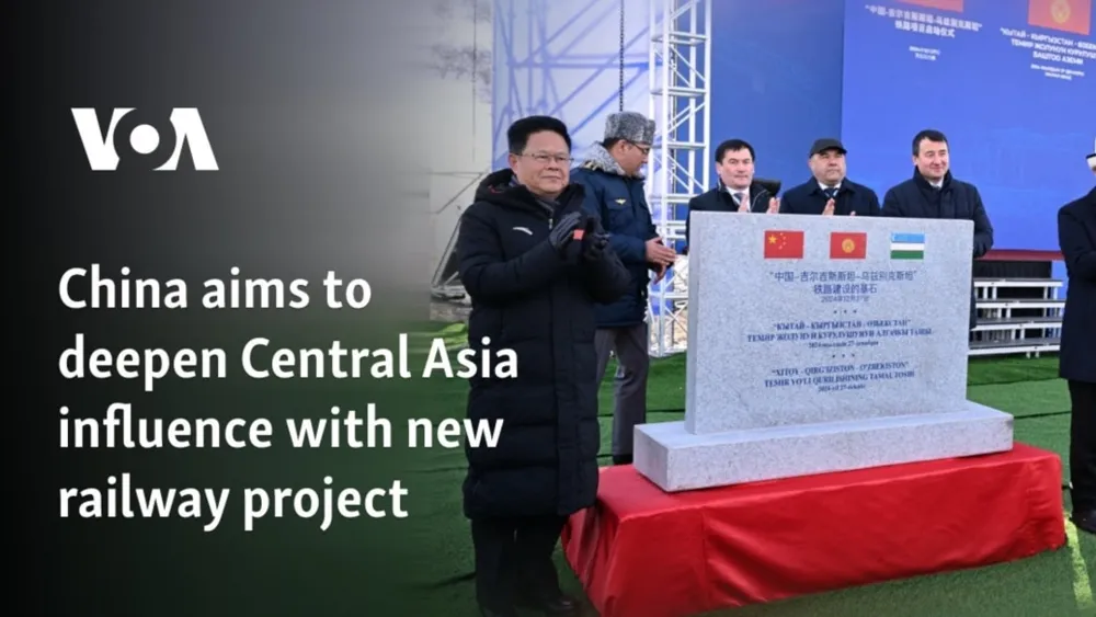 China to Start Construction on Major Railway Project to Enhance Ties with Central Asia