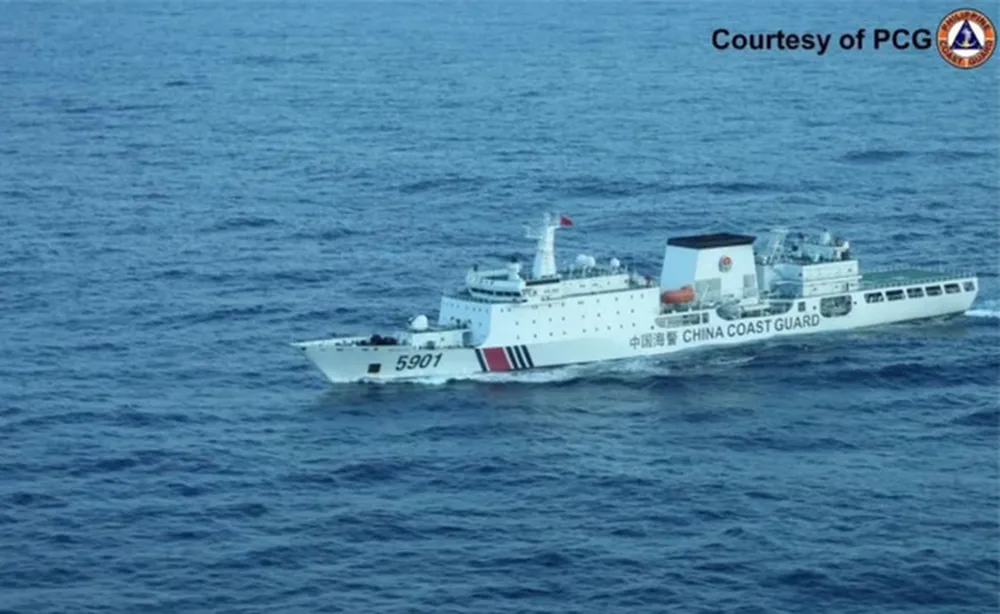 China's Largest Coastguard Vessel Probes Philippines' Stance in South China Sea