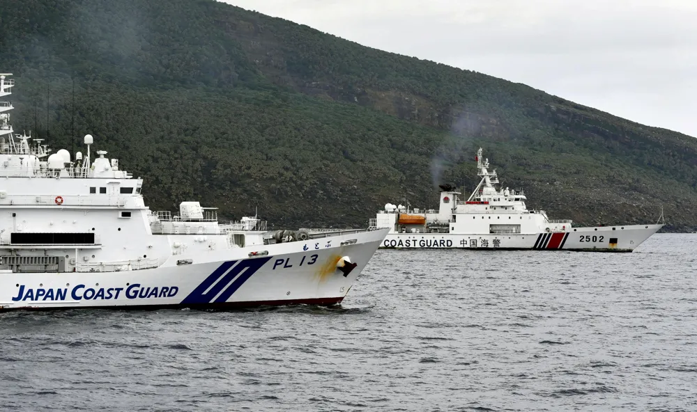 Chinese Coastguard Ships Maintain Record Presence Near Disputed Diaoyu Islands