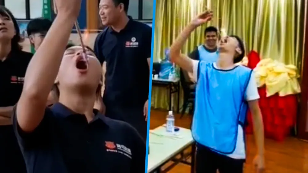 Chinese company faces backlash for mandatory fire-eating team-building exercise