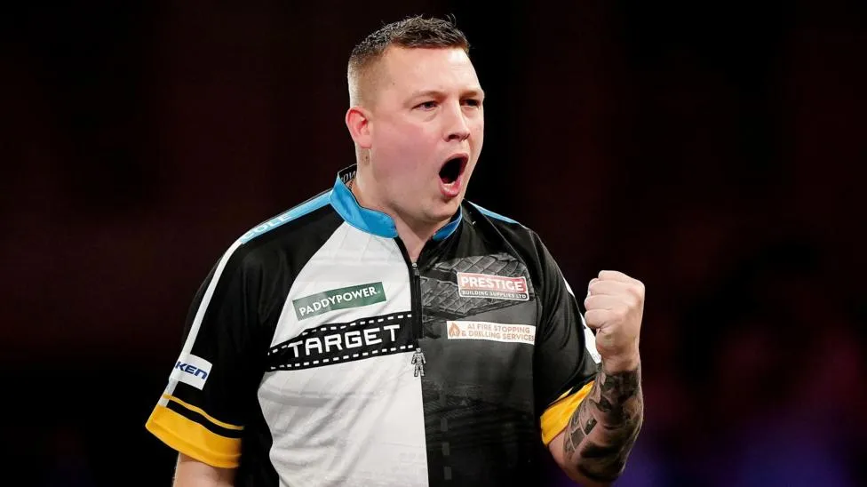 Chris Dobey defeats Gerwyn Price to reach PDC World Darts Championship semi-finals