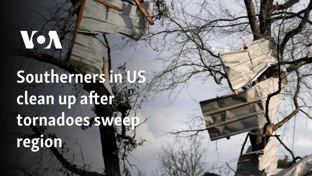 Cleanup Efforts Continue in Southern US After Deadly Tornadoes Strike