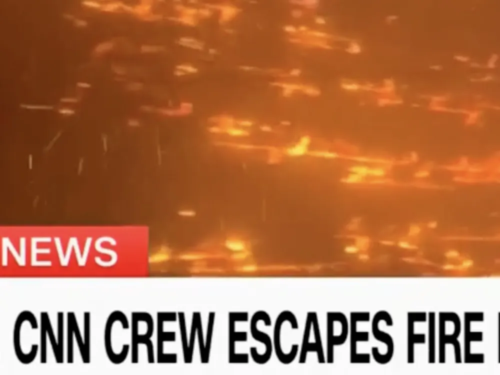 CNN Crew Escapes Intense Wildfire in Los Angeles Amid Dangerous Conditions