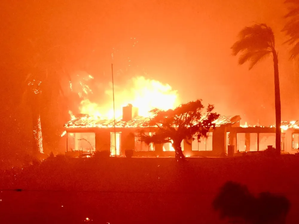 CNN Reporter Escapes Fire Debris While Reporting on LA Wildfire