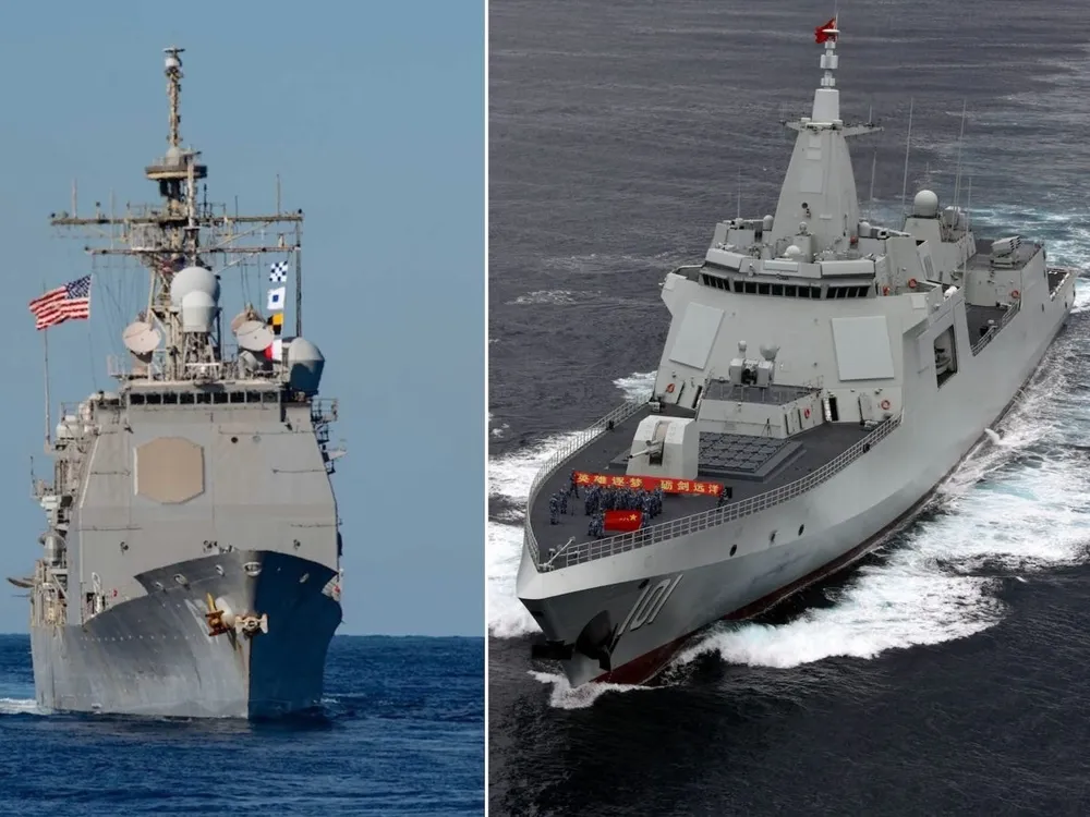 Comparing the U.S. Ticonderoga and China's Type 055 Destroyers